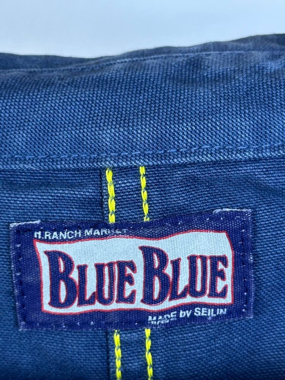 Blue Blue Japan × Japanese Brand × Vintage Vintage Blue Blue Japan Denim Workwear (Pit 22) Size US S / EU 44-46 / 1 - 10 Thumbnail