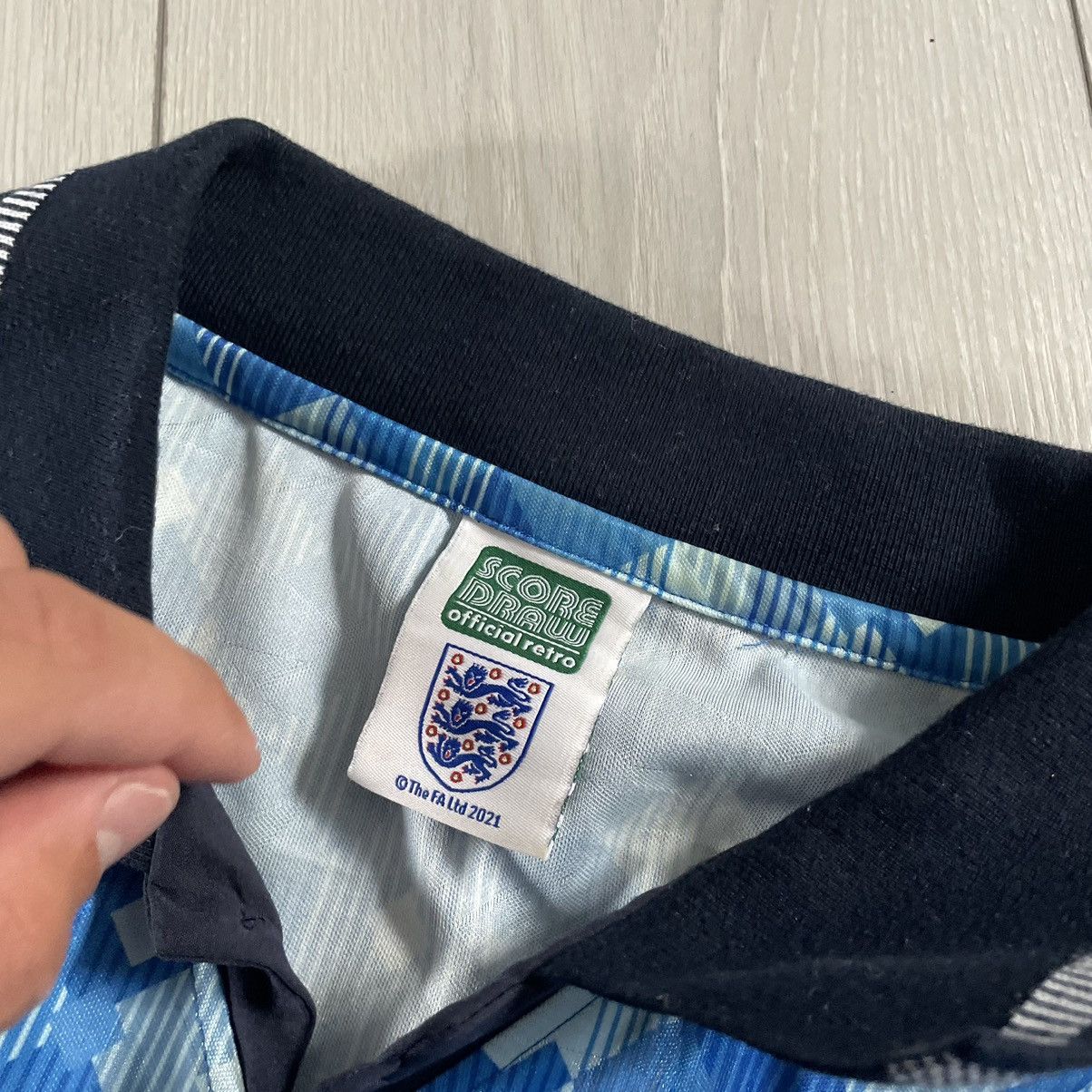 Vintage ENGLAND Vintage 1990 - 1992 Third Soccer Jersey navy XXL TEE Size US XXL / EU 58 / 5 - 4 Thumbnail