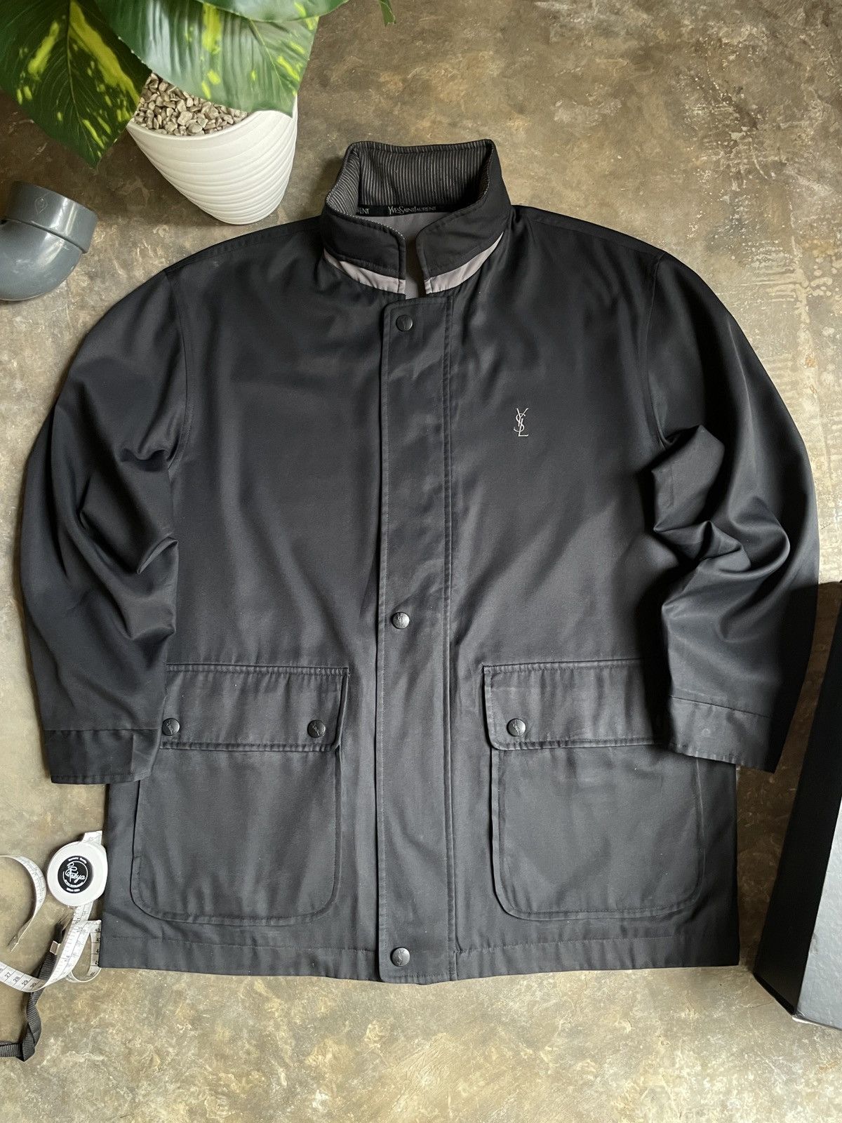 Yves Saint Laurent Rare Yves Saint Lauren Reversible Multi Pocket Jacket Size US L / EU 52-54 / 3 - 3 Thumbnail