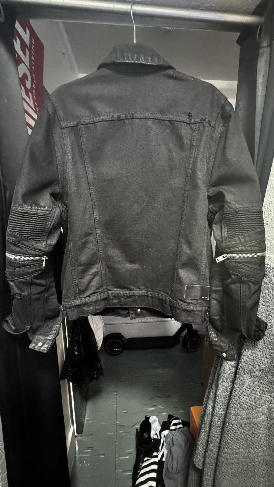 Amiri Amiri Black MX2 Denim Trucker Jacket Size US L / EU 52-54 / 3 - 2 Thumbnail