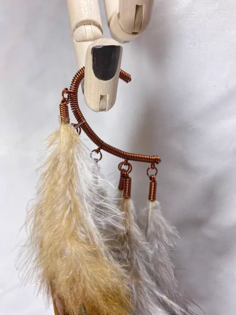 Japanese Brand Japanese Brand Anni Jurgenson Feather earring, earrings Size ONE SIZE - 3 Thumbnail