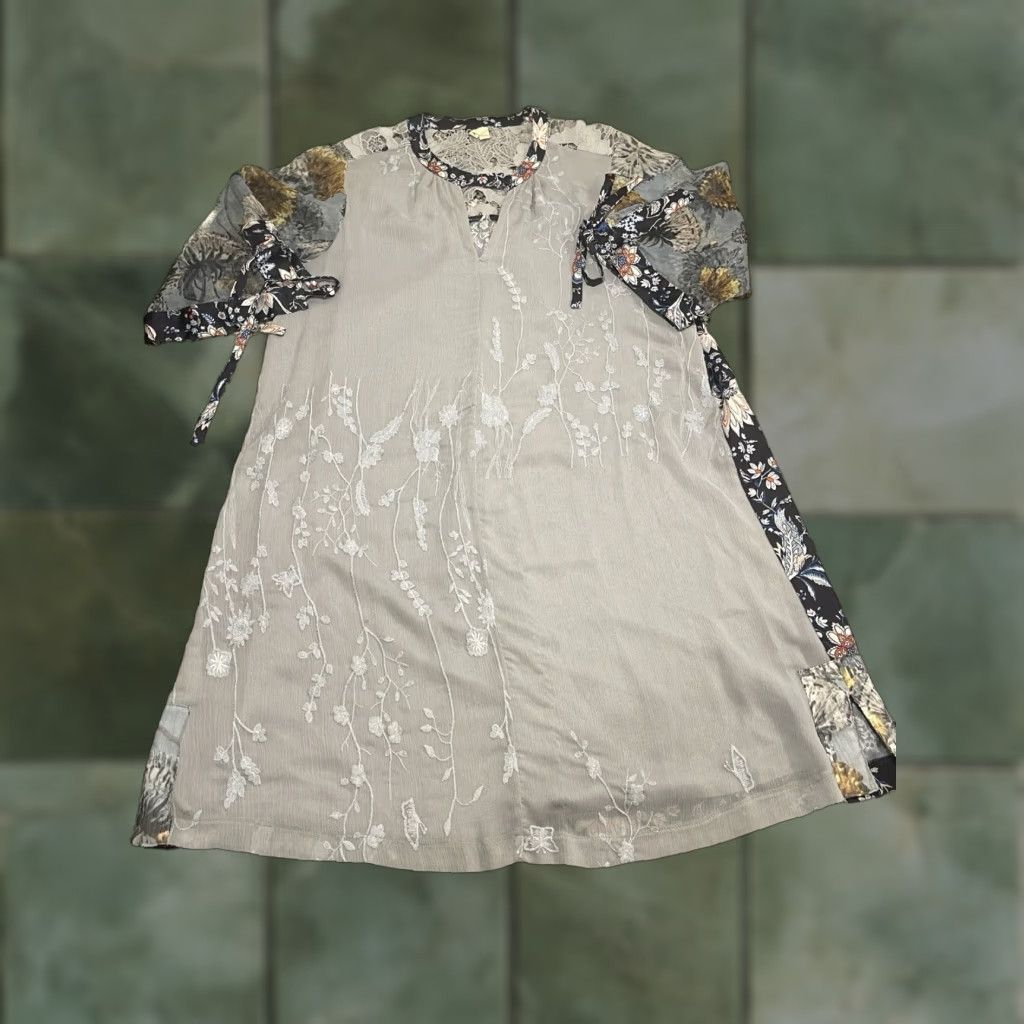 sachin and babi light blue dress Anthropologie BHLDN Linden Floral Embroidered Dress in Pink Cream Women's 6