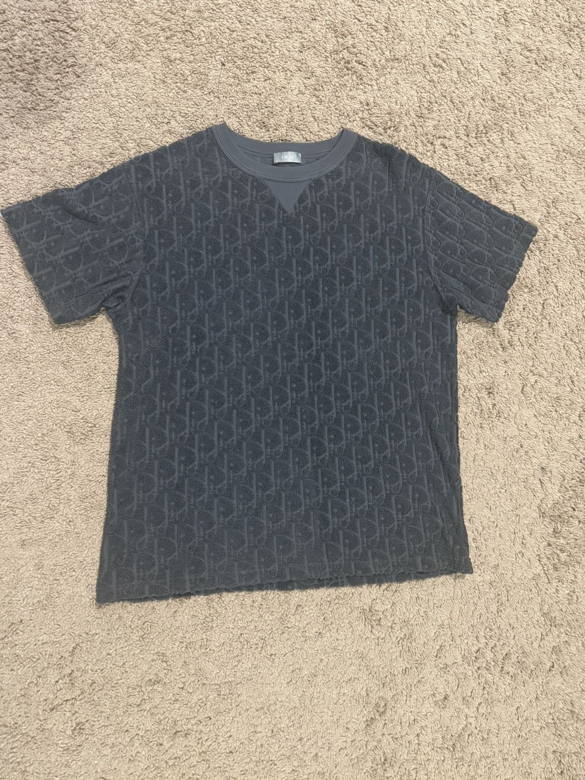 Dior DIOR OBLIQUE RELAXED-FIT T-SHIRT | Grailed