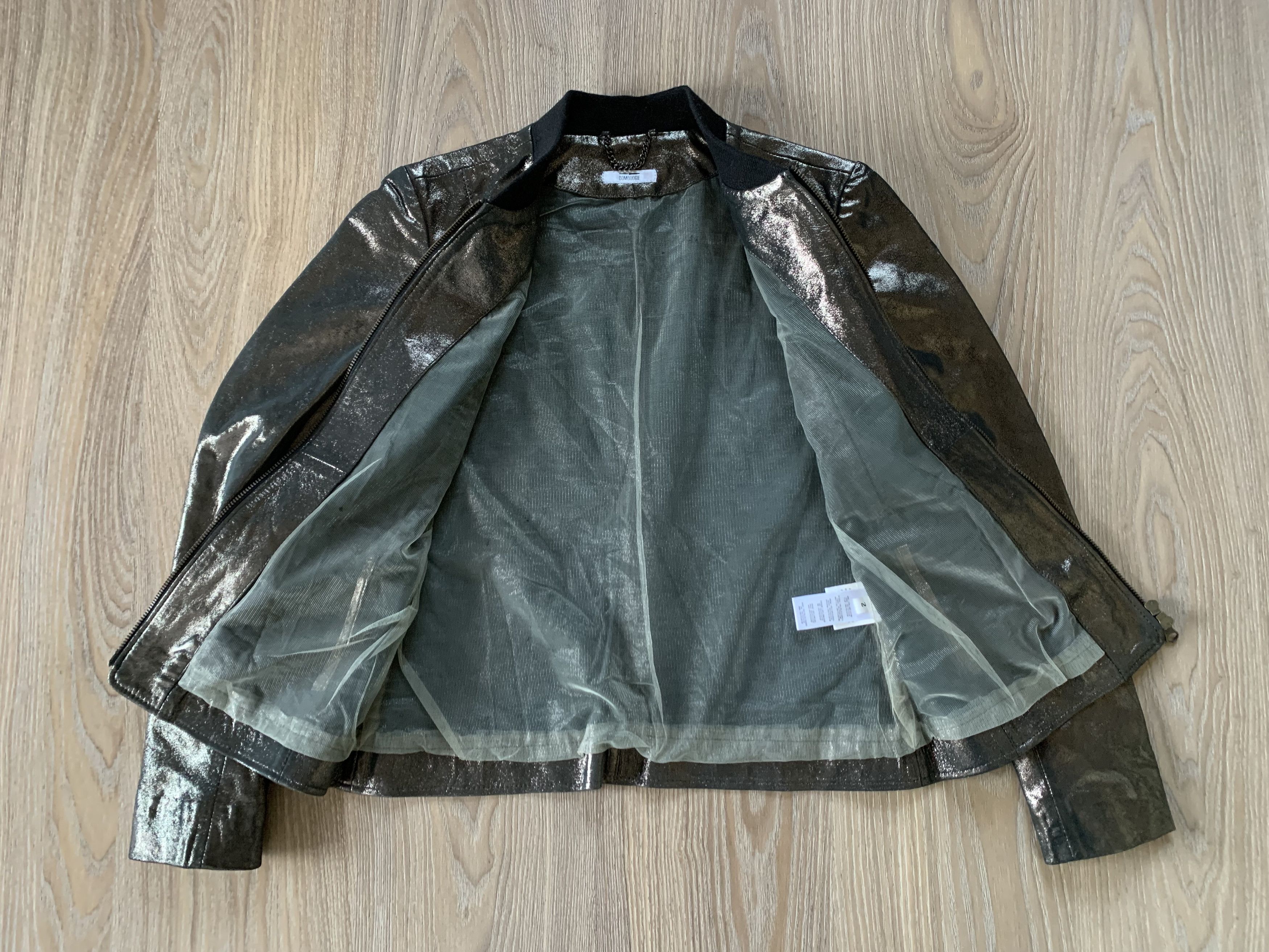 Bomboogie × Genuine Leather Bomboogie Woman Lamb Leather Jacket Size M / US 6-8 / IT 42-44 - 4 Thumbnail