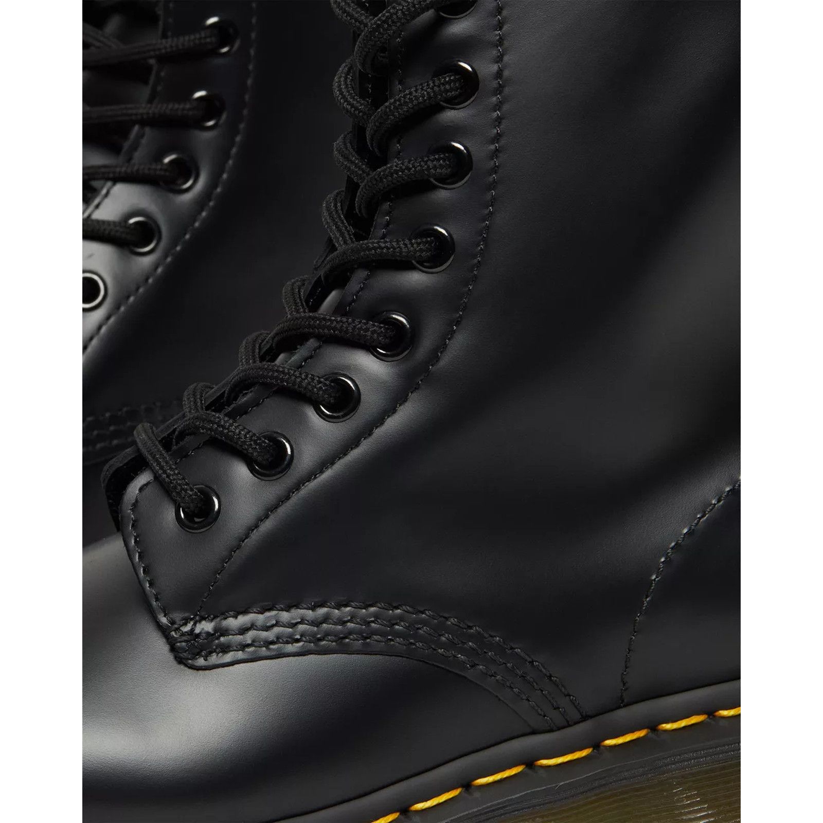Dr. Martens Dr. Martens 1460W Womens 7 Black Smooth Leather 8 Eye Boots Size US 7 / IT 37 - 7 Thumbnail