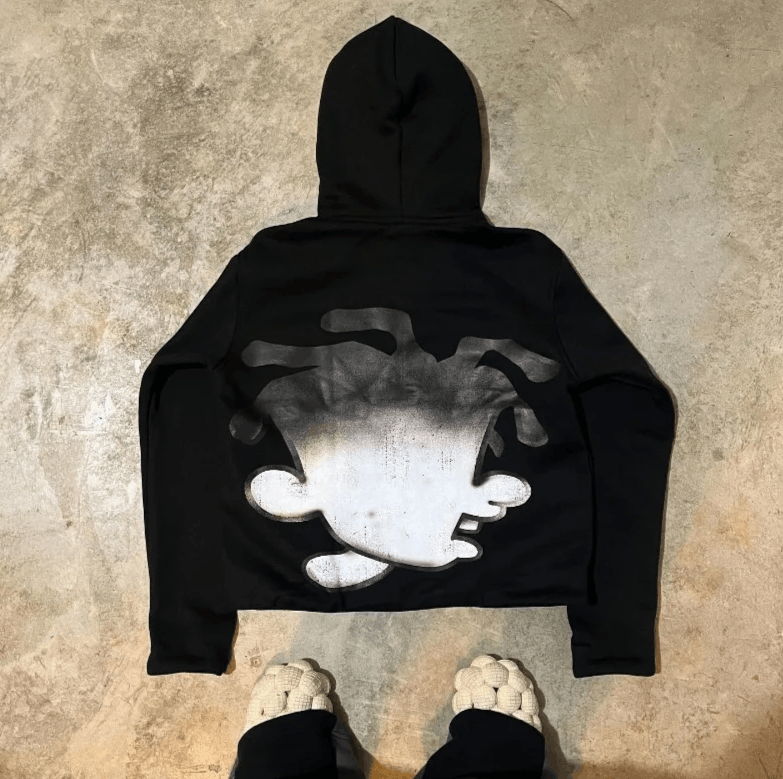 Vision Streetwear letter print hoodie male y2k Size US M / EU 48-50 / 2 - 6 Thumbnail