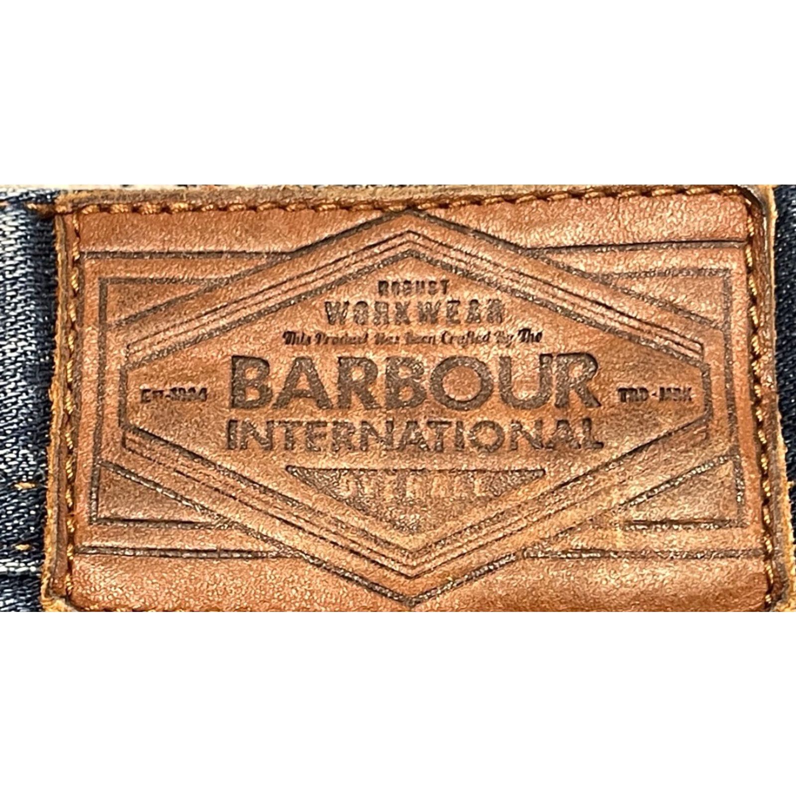 Barbour Barbour International Jeans Men Blue Denim Zip Button Casual Tapered 38 Regular Inseam 30.5 Size US 38 / EU 54 - 6 Thumbnail