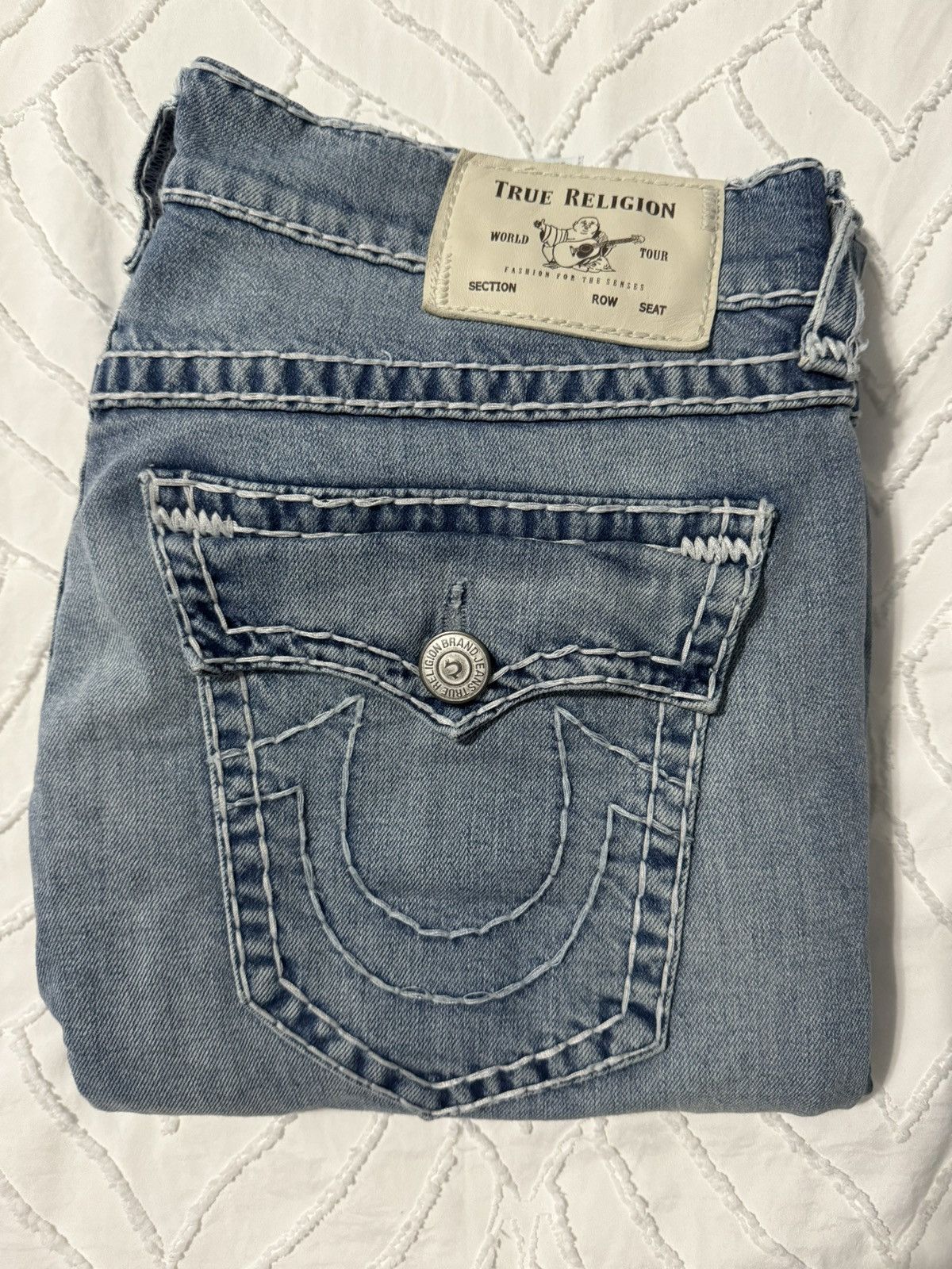 True Religion True Religion Straight Jeans Size US 36 / EU 52 - 1 Thumbnail