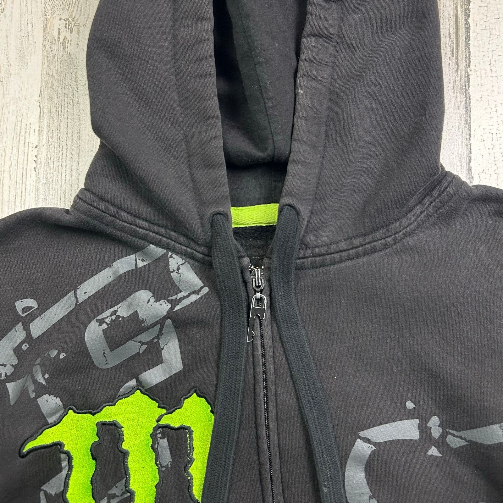 Fox Racing × Vintage Fox Racing Monster Energy Hoodie Ricky Carmichael Y2K Hoodie Size US M / EU 48-50 / 2 - 5 Thumbnail