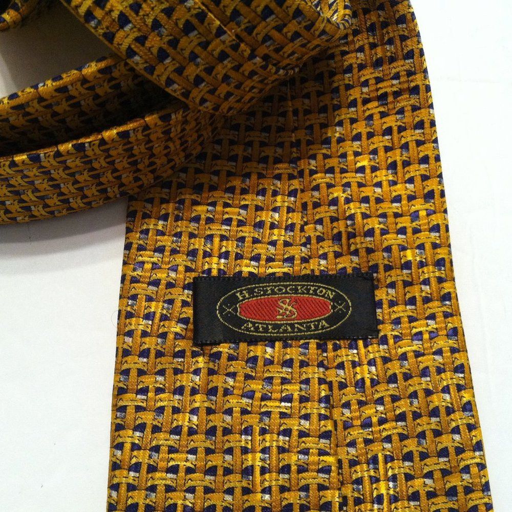 Robert Talbott ROBERT TALBOTT MEN'S NEW 100%SILK TIE WIDTH: 3 3/4" Size ONE SIZE - 4 Thumbnail