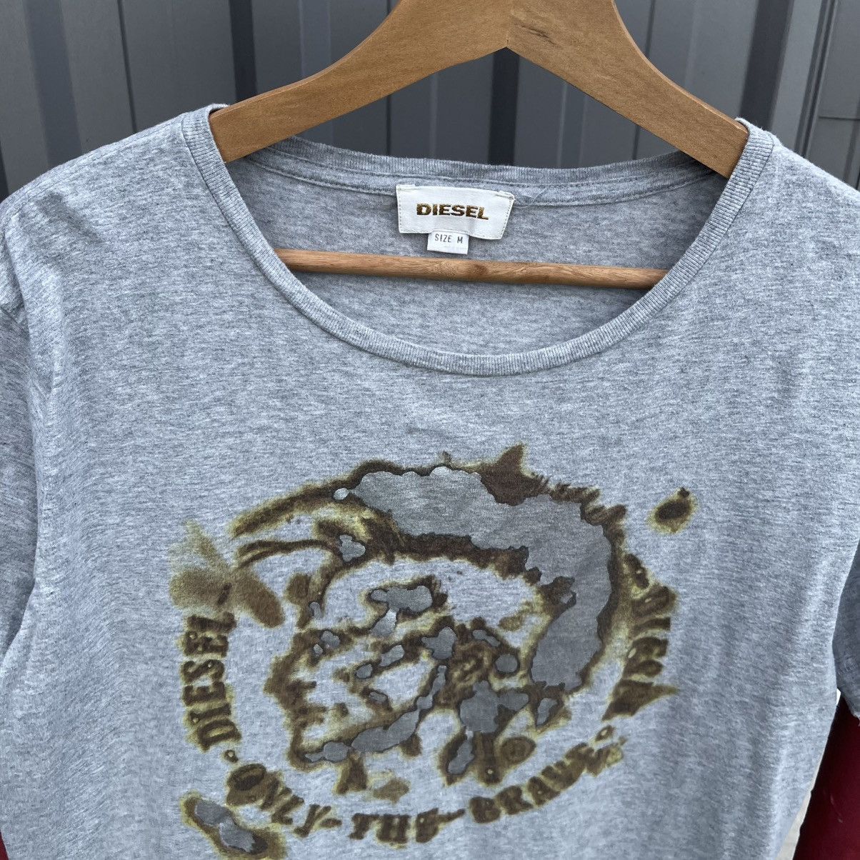 Diesel DIESEL MAINLINE SILVER COPPER LOGO TEE T-SHIRT Size US M / EU 48-50 / 2 - 3 Thumbnail