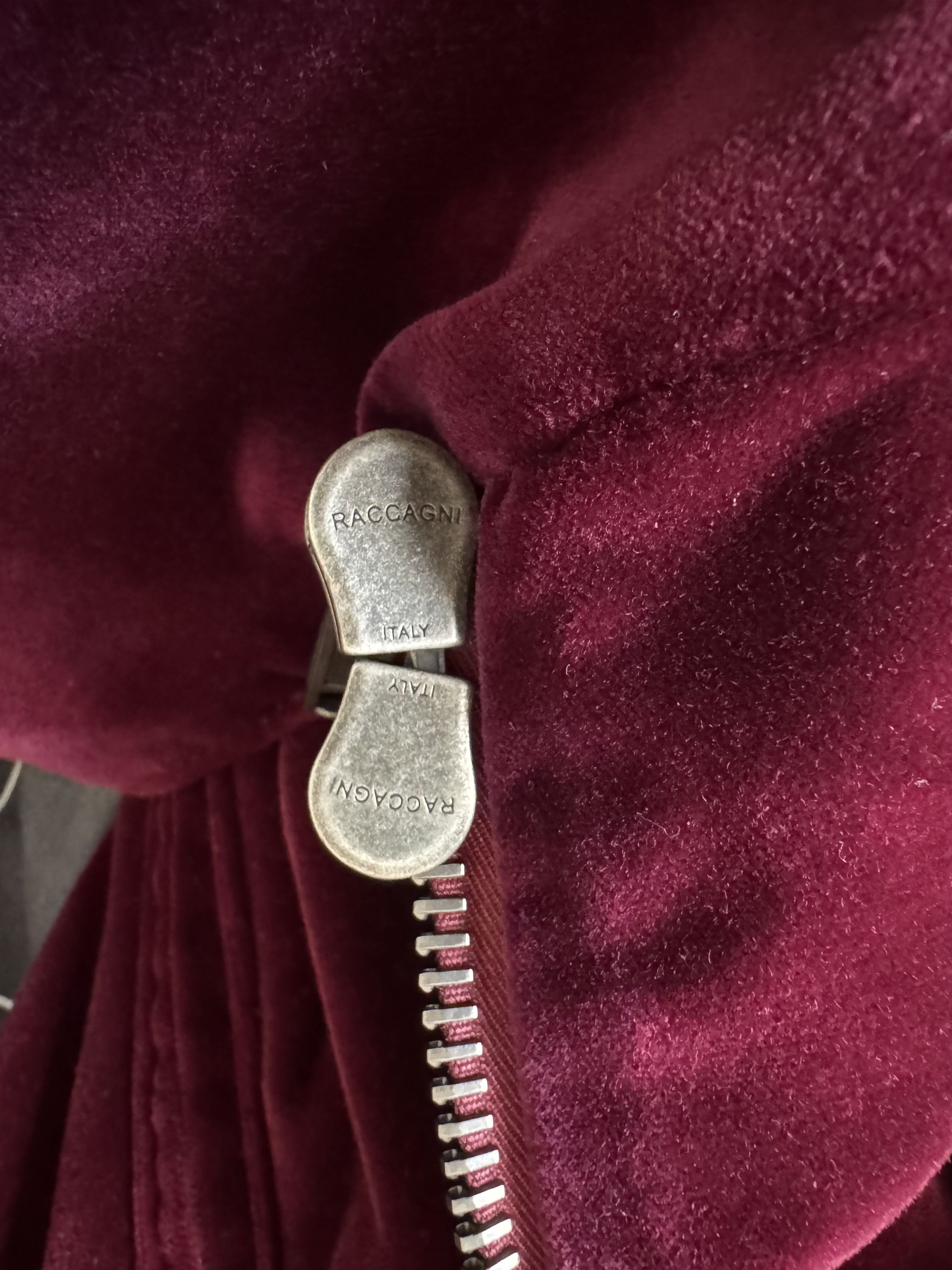 Haider Ackermann Burgundy Velvet Bomber Size US L / EU 52-54 / 3 - 9 Thumbnail