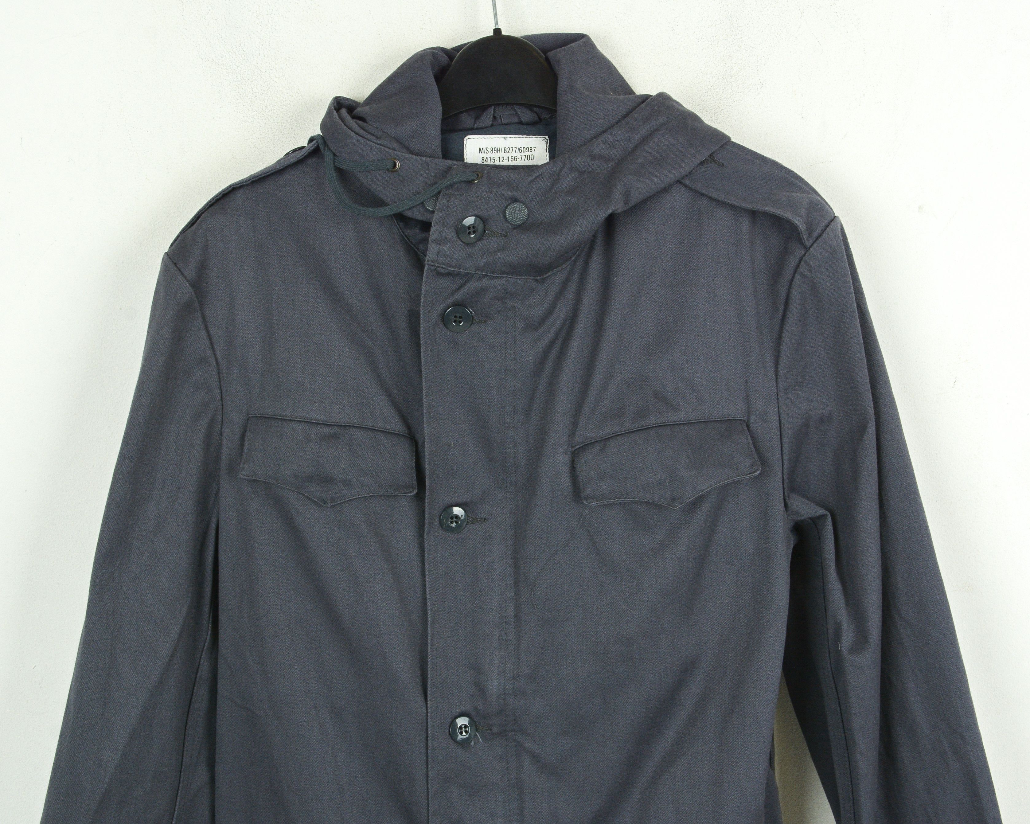 Vintage GERMAN PARKA Army UK 36 Jacket Rain Coat EU 46 Hooded Size US XS / EU 42 / 0 - 7 Thumbnail
