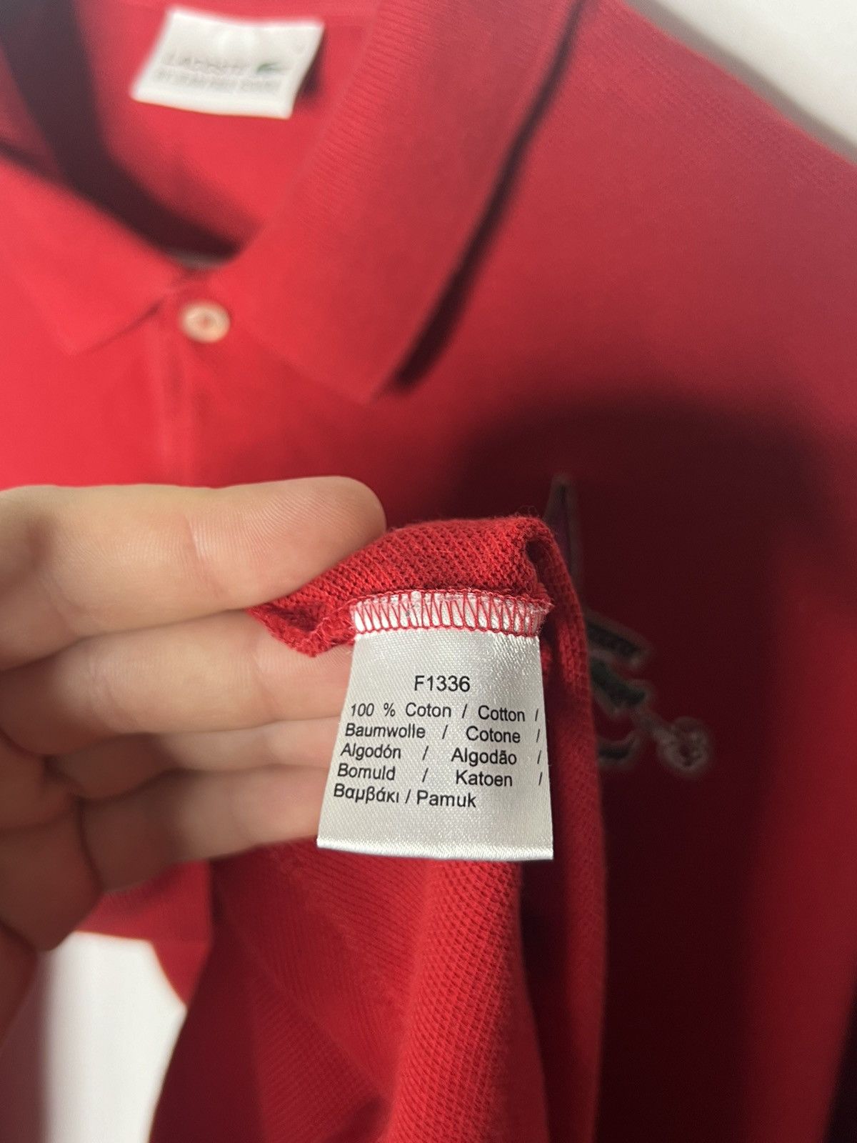 Lacoste 🐊Lacoste Luxury by Jean Paul Goude Long Sleeve Polo Shirt🐊 Size US L / EU 52-54 / 3 - 9 Thumbnail