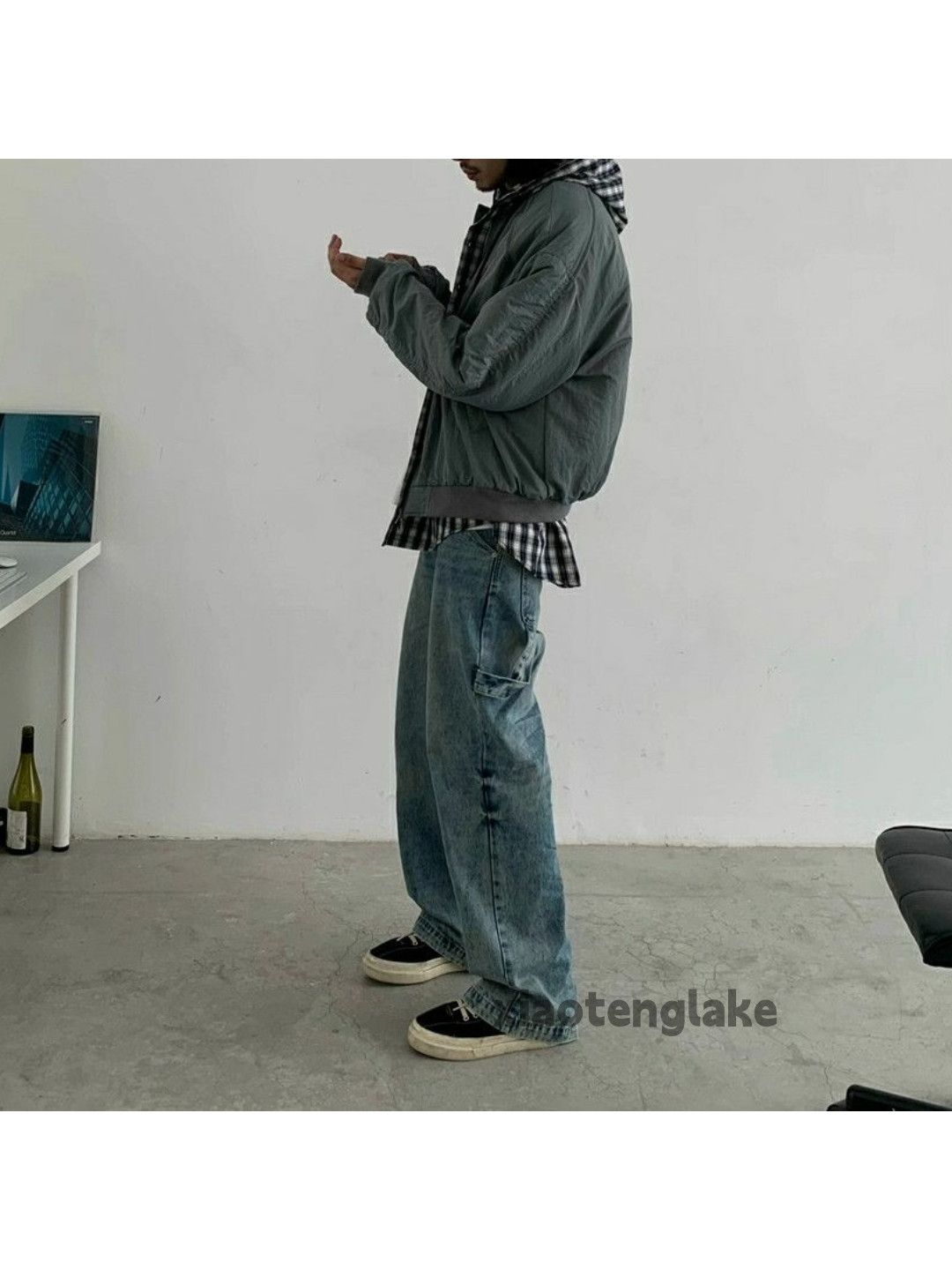 Jean × Vintage washed faded cleanfit utility carpenter hiphop jeans Size US 34 / EU 50 - 1 Thumbnail