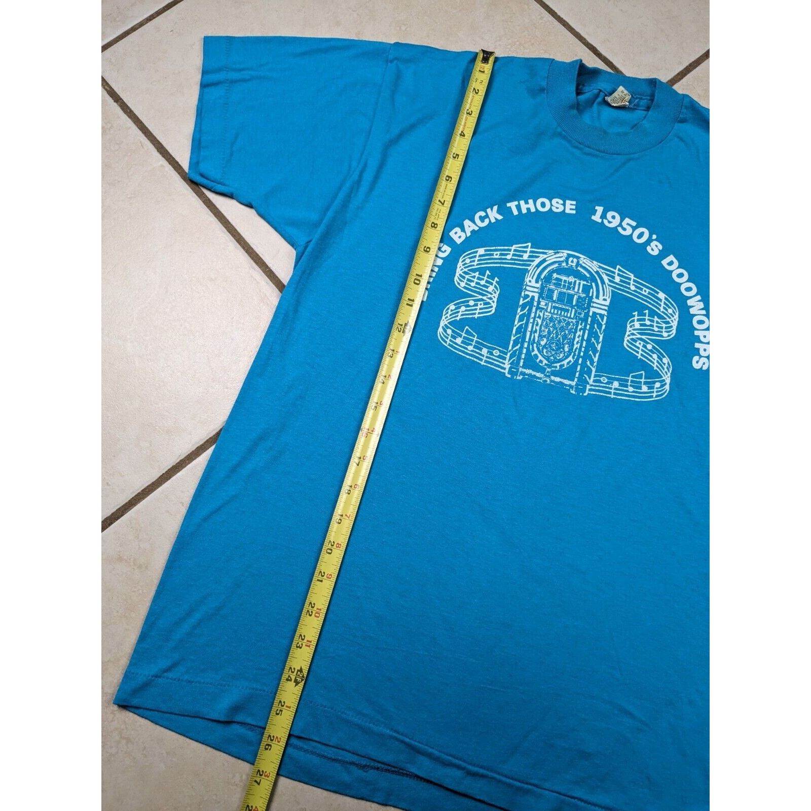 Other Jukebox "Bring Back Those 1950's Doowopps" T-Shirt Sz XL USA Size US XL / EU 56 / 4 - 5 Thumbnail