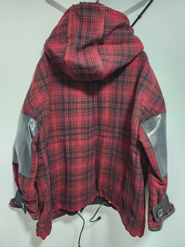 Dsquared2 Dsquared2 red check oversized parka coat Size M / US 6-8 / IT 42-44 - 10 Thumbnail