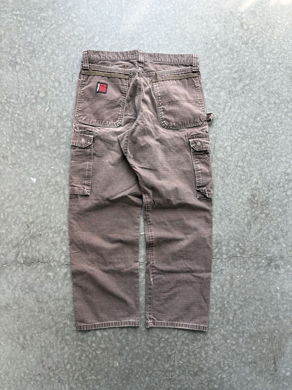 Vintage Vintage Y2K Wrangler Riggs Double Knee Carpenter Pants 32x30 Size US 32 / EU 48 - 8 Thumbnail