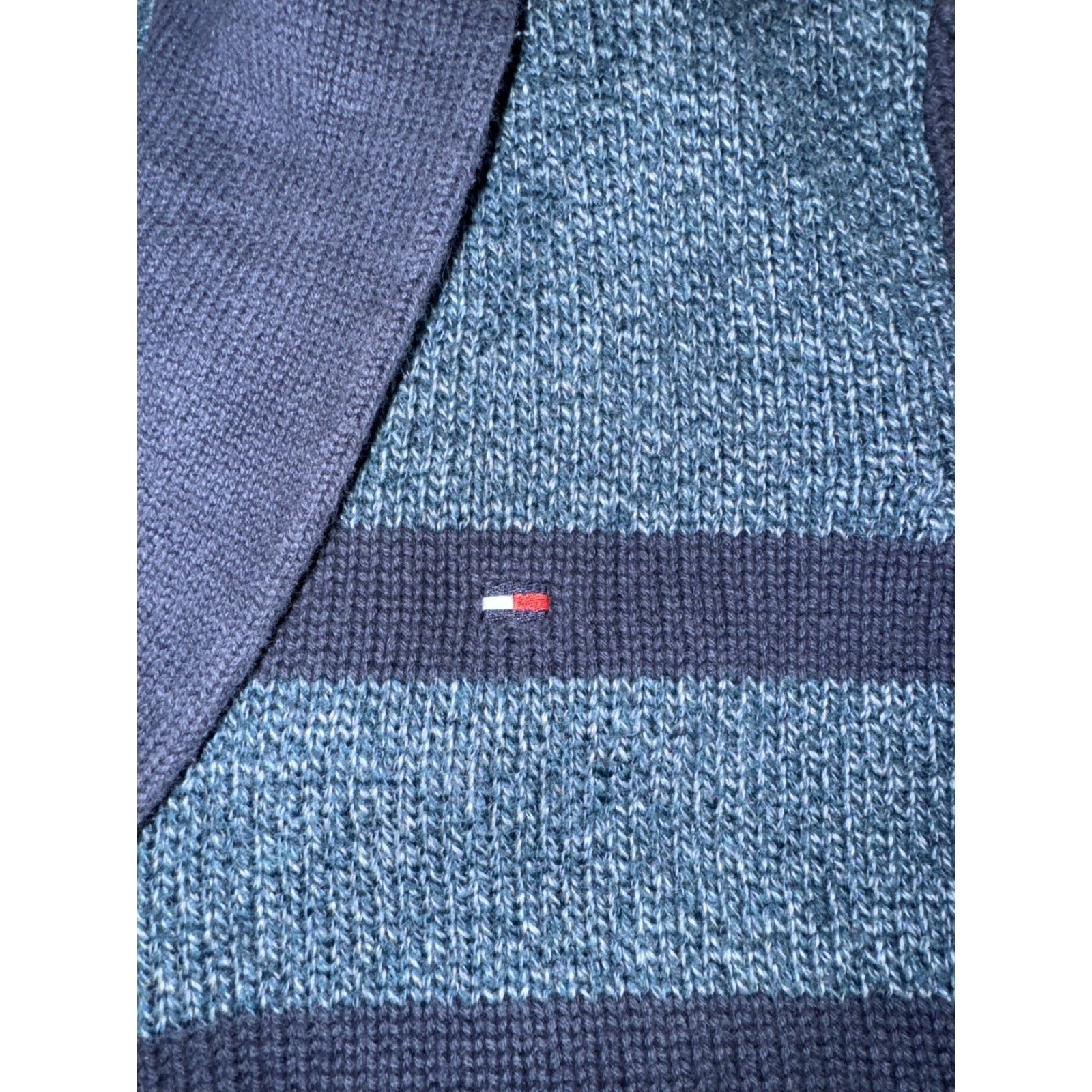 Tommy Hilfiger Tommy Hilfiger Cardigan Sweater Men S Blue Heavyweight Shaw Collared - (avoid extra punctuation) Size US S / EU 44-46 / 1 - 3 Thumbnail