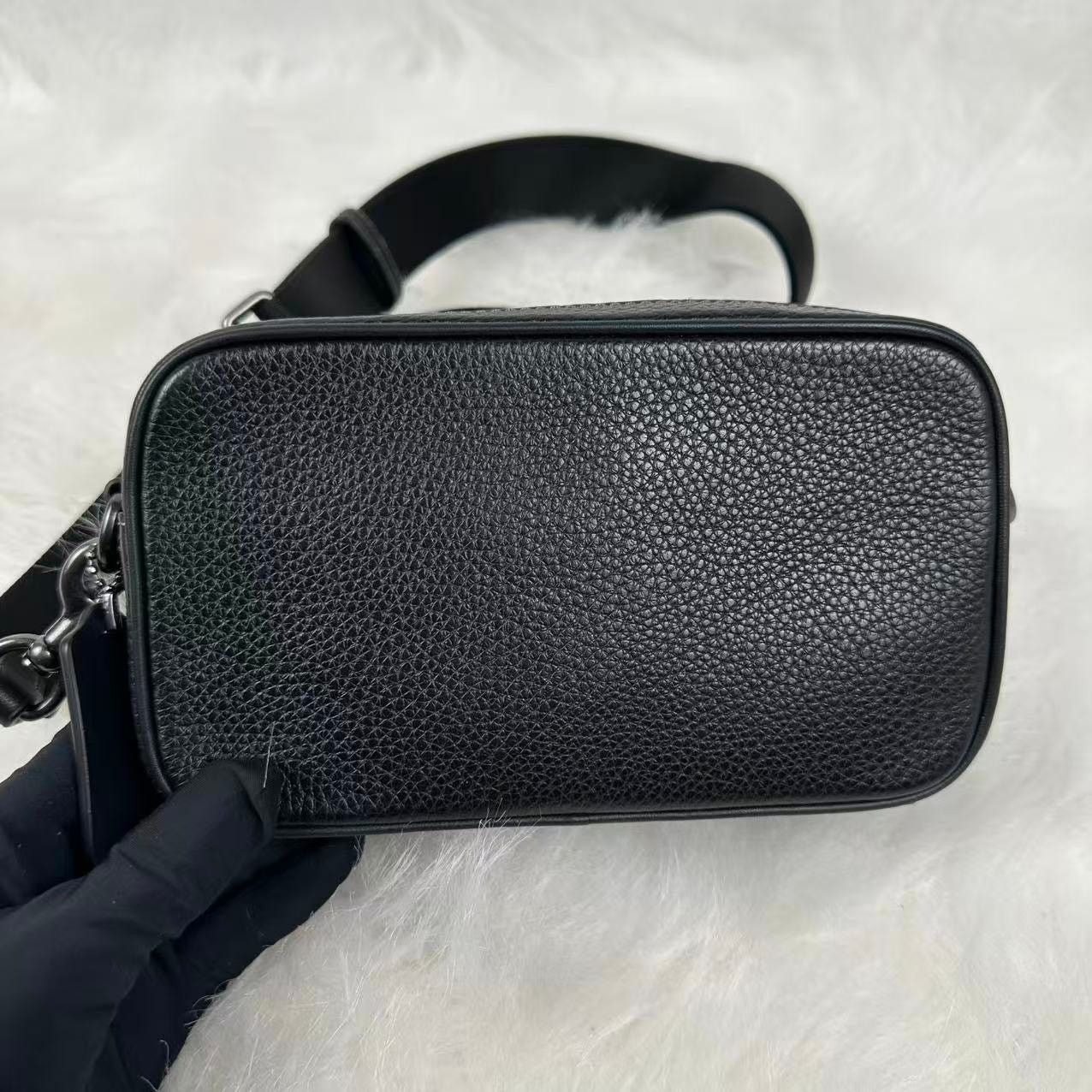 Coach Coach Men's Jayden Crossbody Bag In Leather/Gunmetal/Black Size ONE SIZE - 4 Thumbnail