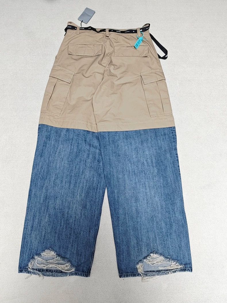 Balenciaga Balenciaga size S Khaki cargo panel baggy jeans Size US 26 / EU 42 - 3 Thumbnail