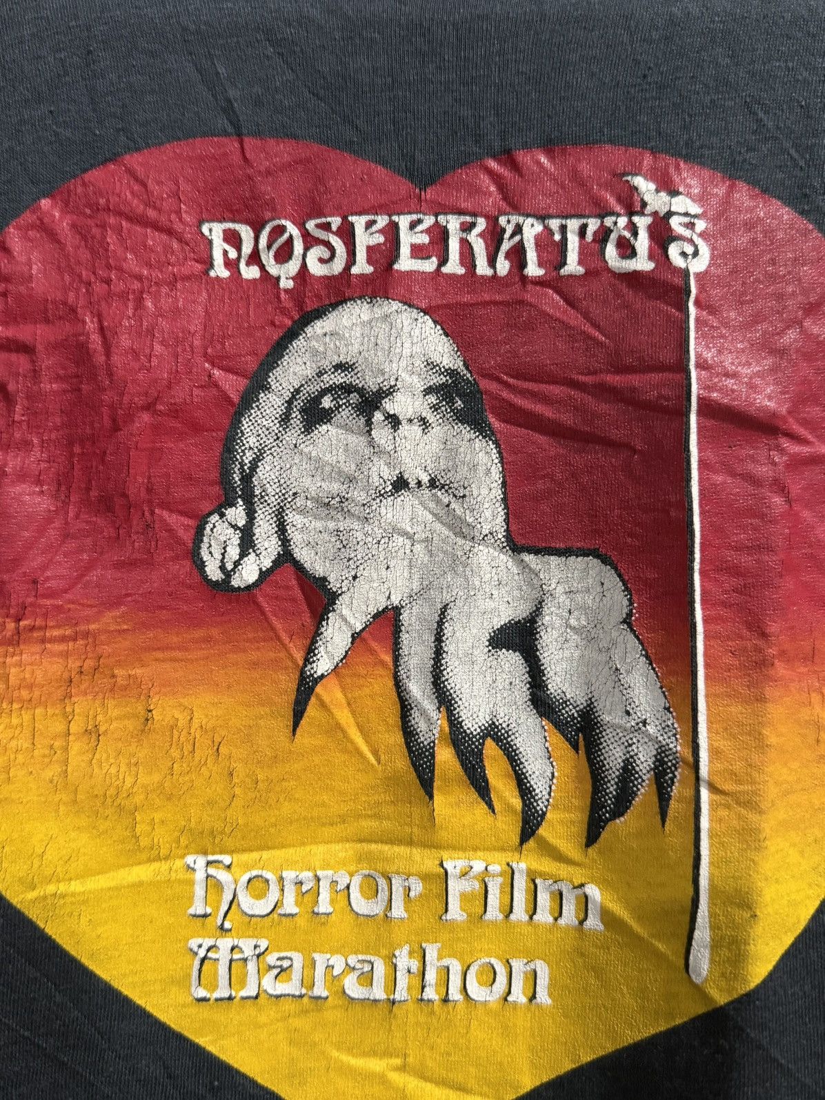 Expert Horror Vintage 80s Nosferatus Horror Film Marathon Faded Tee Size US M / EU 48-50 / 2 - 3 Thumbnail
