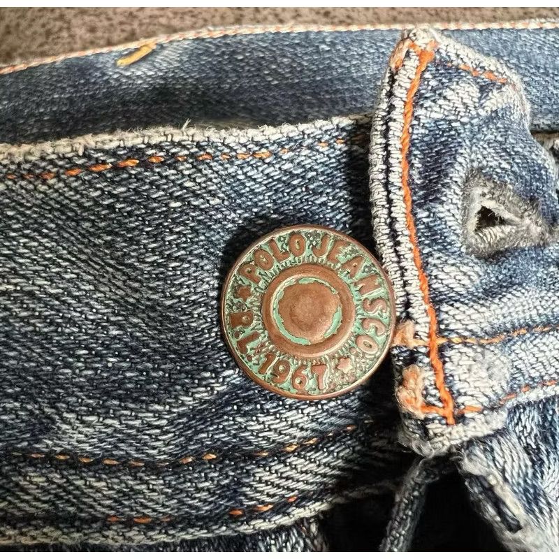 Polo Ralph Lauren Vintage polo Ralph Lauren jeans double knee Size US 31 - 4 Thumbnail