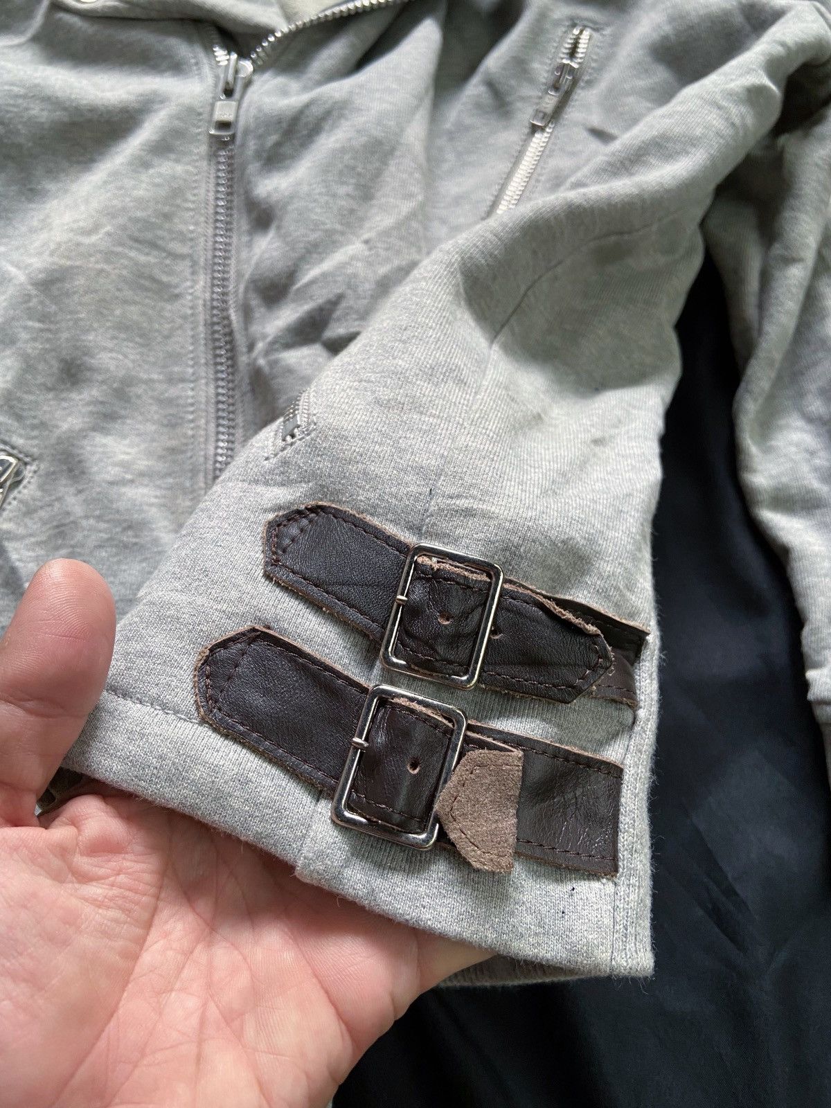 PPFM JAPANESE ASYMMETRICAL PUNK ZIP JACKET raf simons g.o.a Size US L / EU 52-54 / 3 - 5 Thumbnail