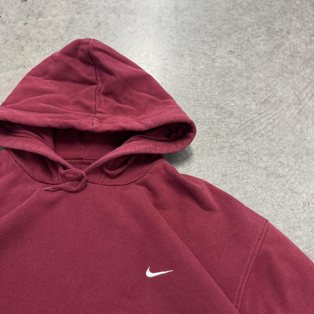 Nike Vintage Burgundy Nike Hoodie Size US XXL / EU 58 / 5 - 2 Thumbnail