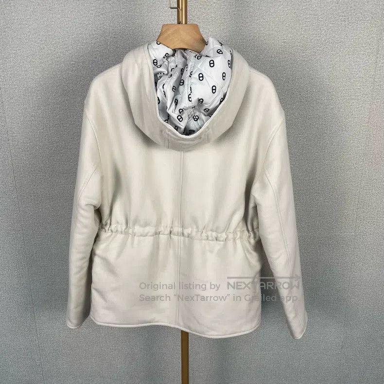 Hermes Hermes Pig Nose Print Cashmere Double-Faced Coat Size XS / US 0-2 / IT 36-38 - 2 Thumbnail