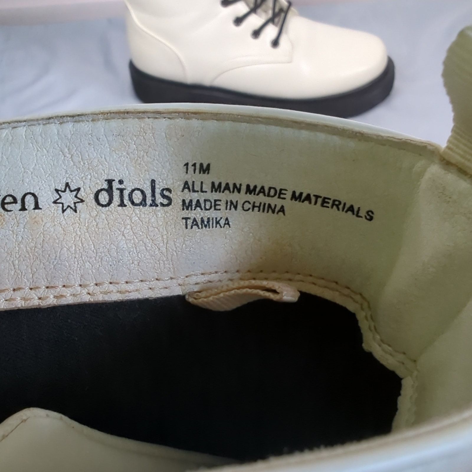 Other Seven Dials Womens Tamika Lace-up White Boot Combat Size 11 Size US 11 / IT 41 - 9 Thumbnail