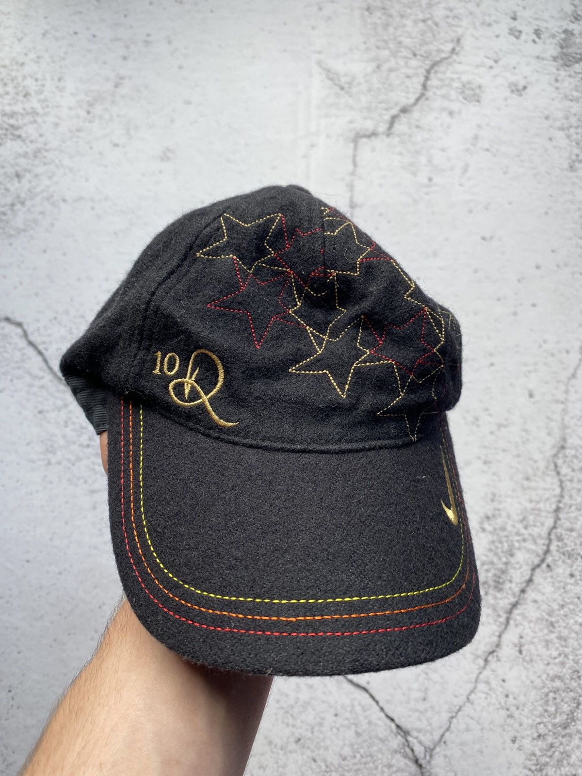 Nike Vintage Y2k Nike Hat Cap Ronaldinho Wool Stars Soccer Rare Size ONE SIZE - 3 Thumbnail