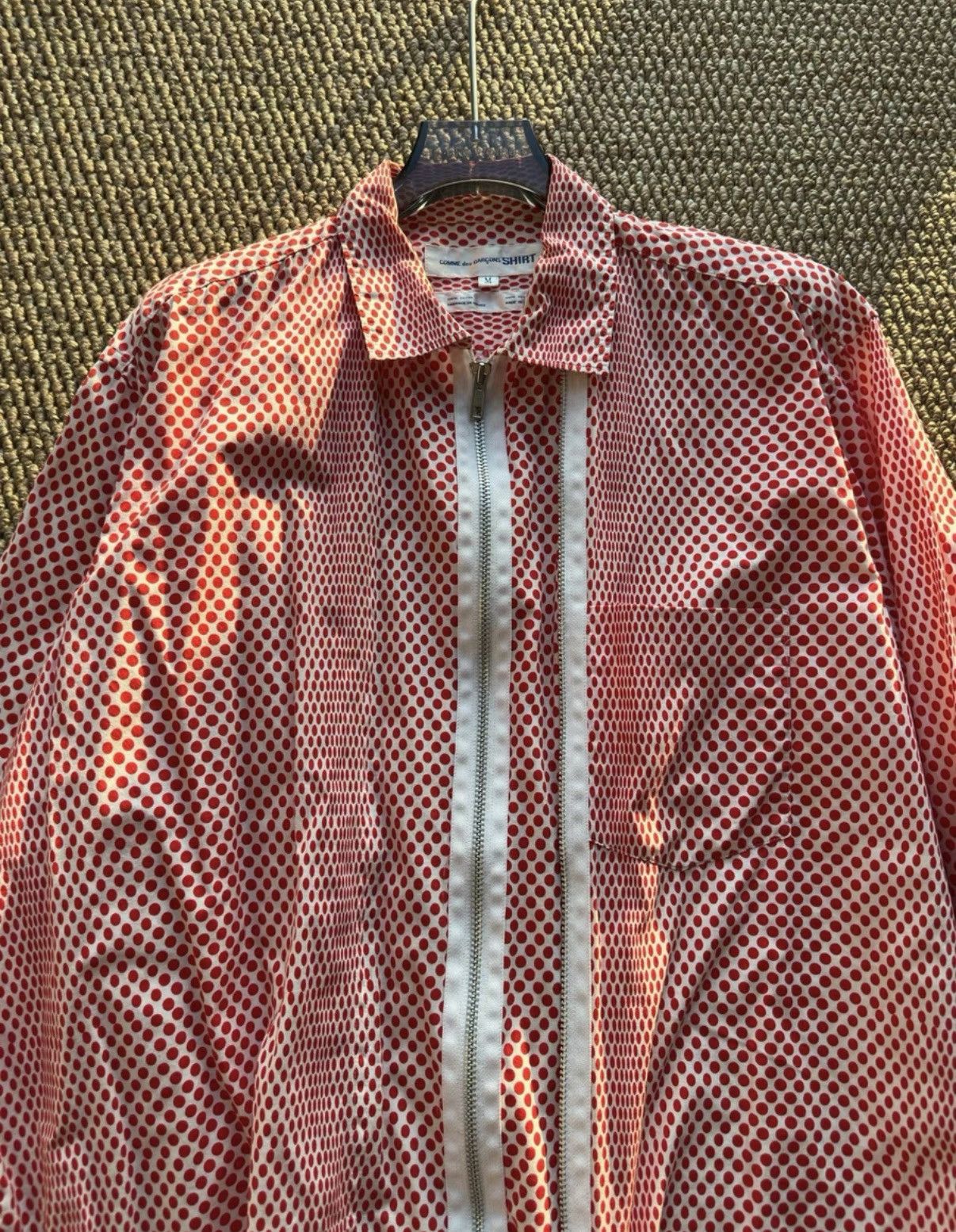 Comme des Garcons SHIRT Comme des Garçons Shirt Red Polka Dot Jacket K23 Size M / US 6-8 / IT 42-44 - 4 Thumbnail
