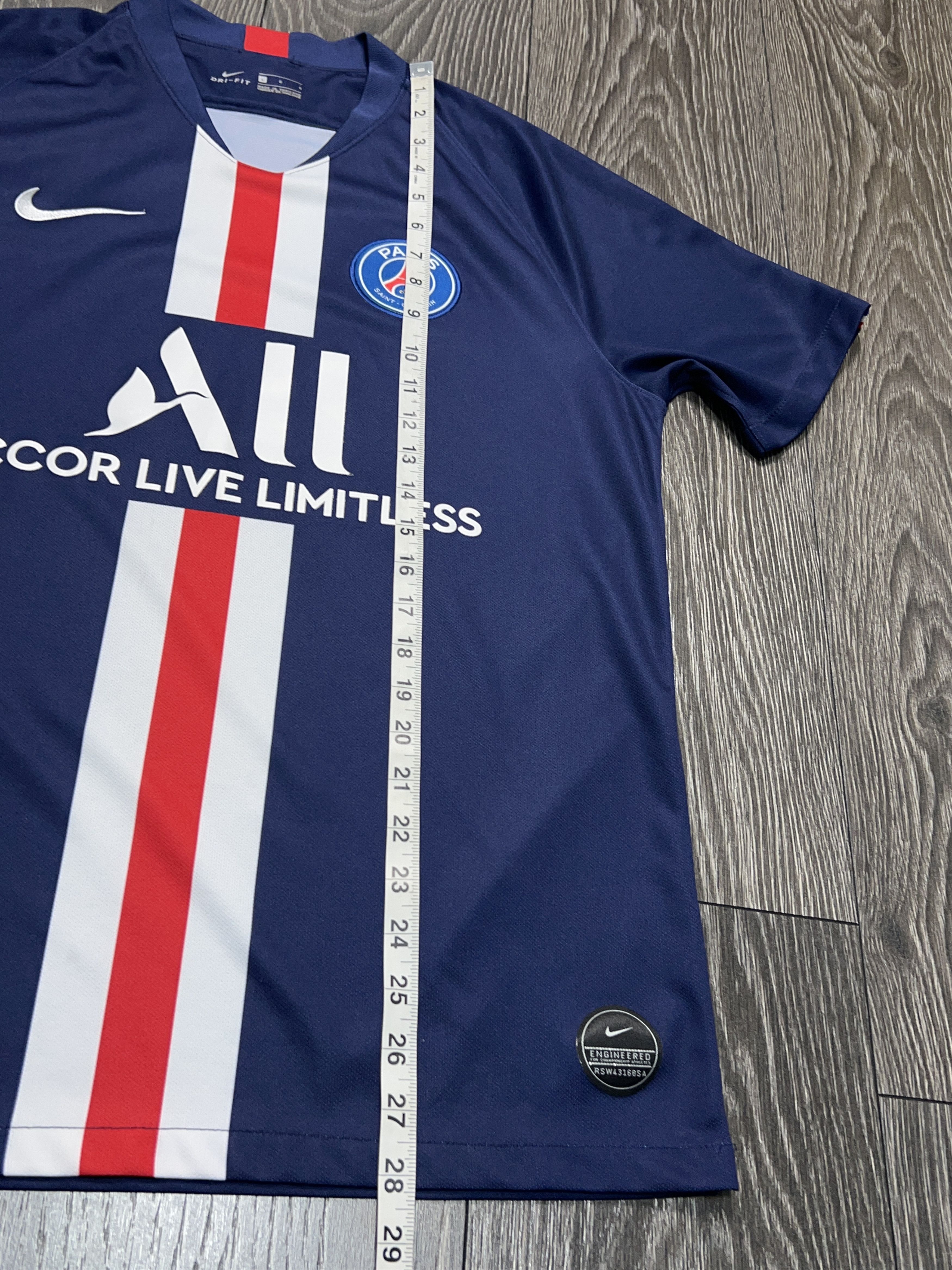 Nike Paris Saint Germain PSG 2019 2020Home Football Soccer Jersey Size US L / EU 52-54 / 3 - 10 Thumbnail