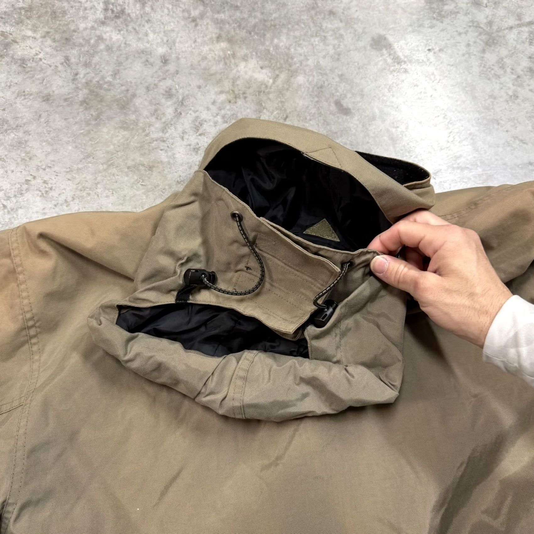 Gap Gap Jacket Mens M Beige Nylon Hooded Full Zip Insulated Windbreaker Size US M / EU 48-50 / 2 - 4 Thumbnail