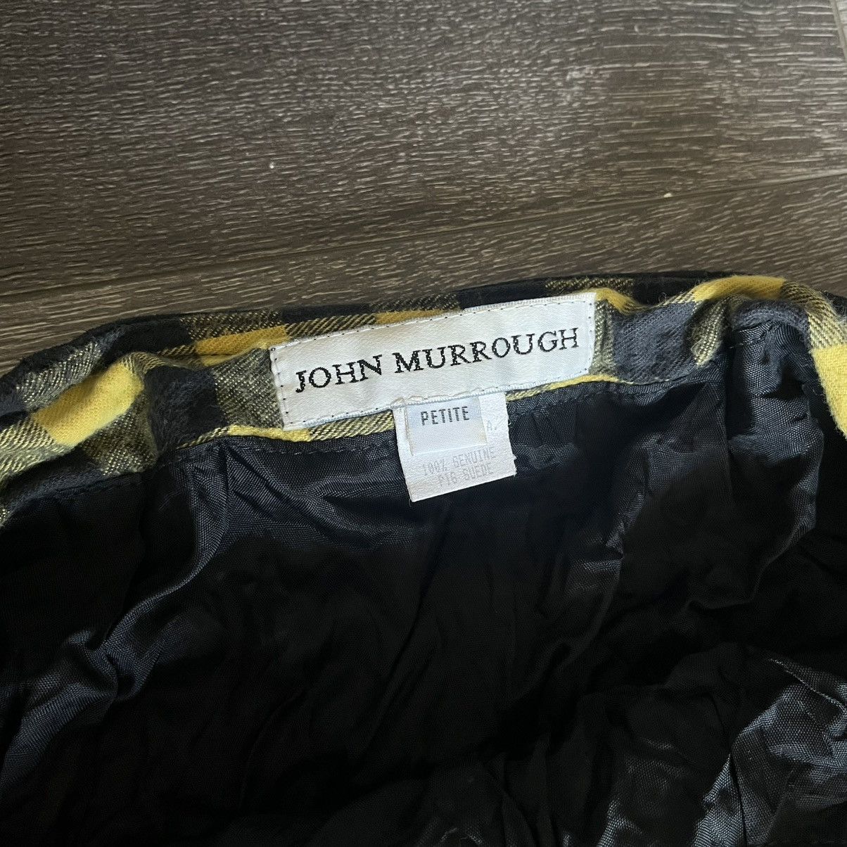 Vintage Vintage John Murrough Genuine Pig Skin Leather Lace Skirt Size 26" / US 2 / IT 38 - 5 Thumbnail