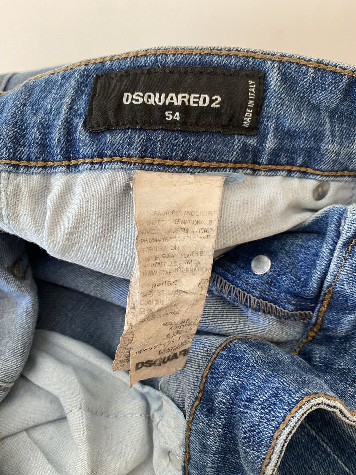 Dsquared2 Distressed DS2 Jeans Used Size US 32 / EU 48 - 5 Thumbnail