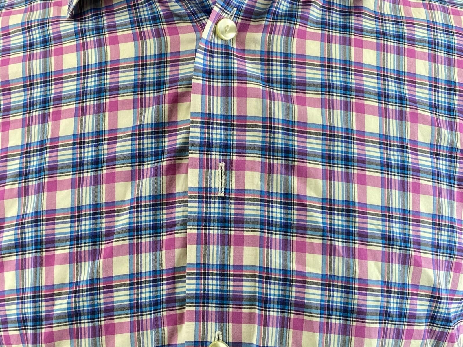 Eton Eton Contemporary Multicolor Check Shirt Size 42 / 16.5 Size US M / EU 48-50 / 2 - 5 Thumbnail