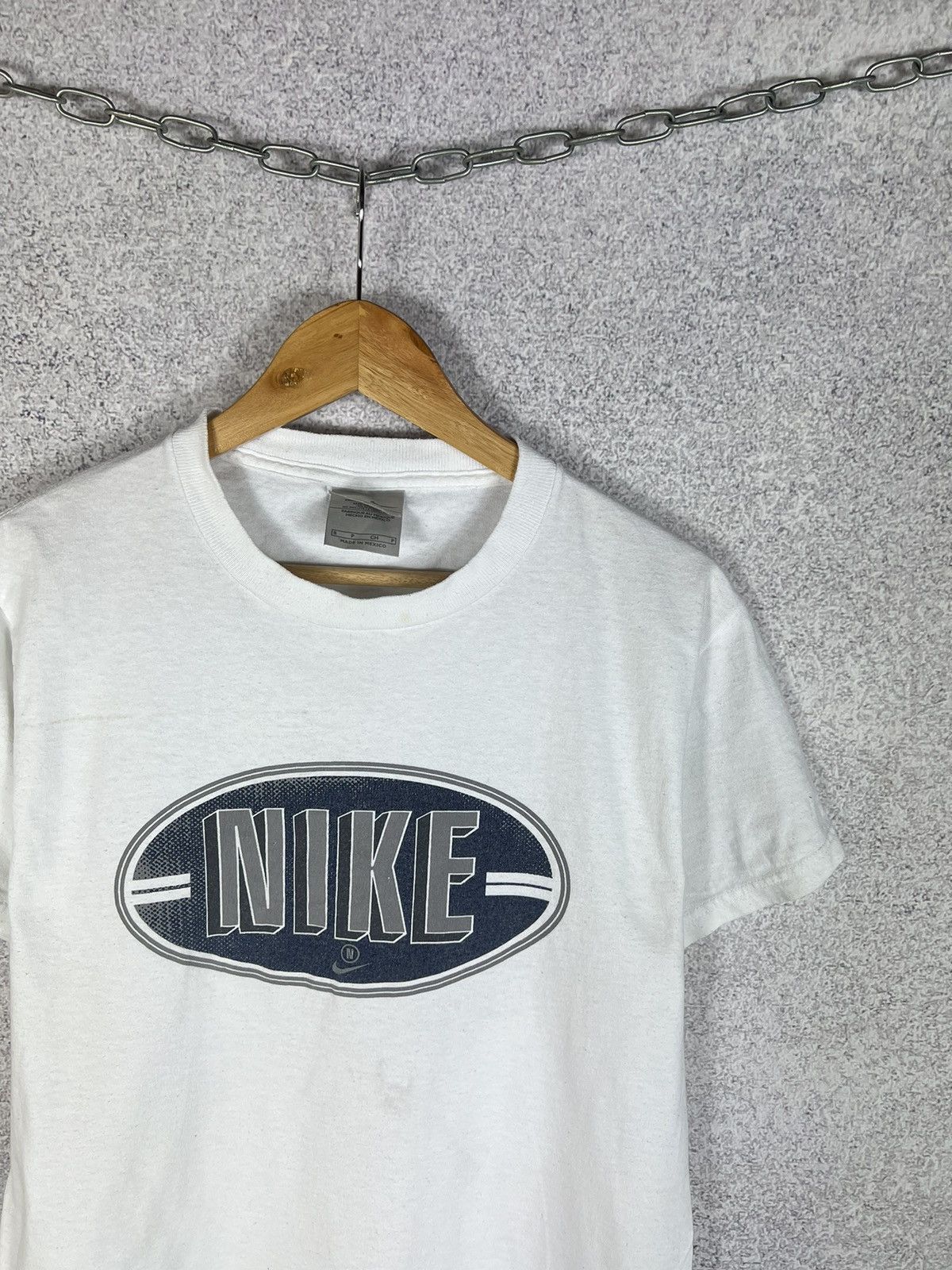 Nike Vintage Nike 90s Big Logo Swoosh Tee Size US S / EU 44-46 / 1 - 2 Thumbnail