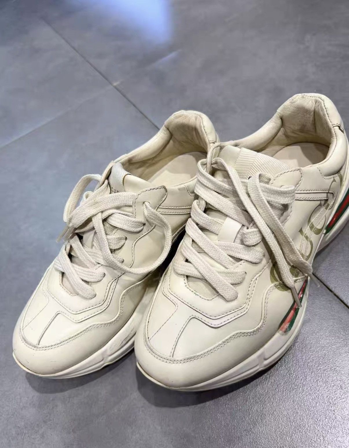 Gucci Gucci classic belt dad sneakers J38 Size US 6 / IT 36 - 1 Thumbnail