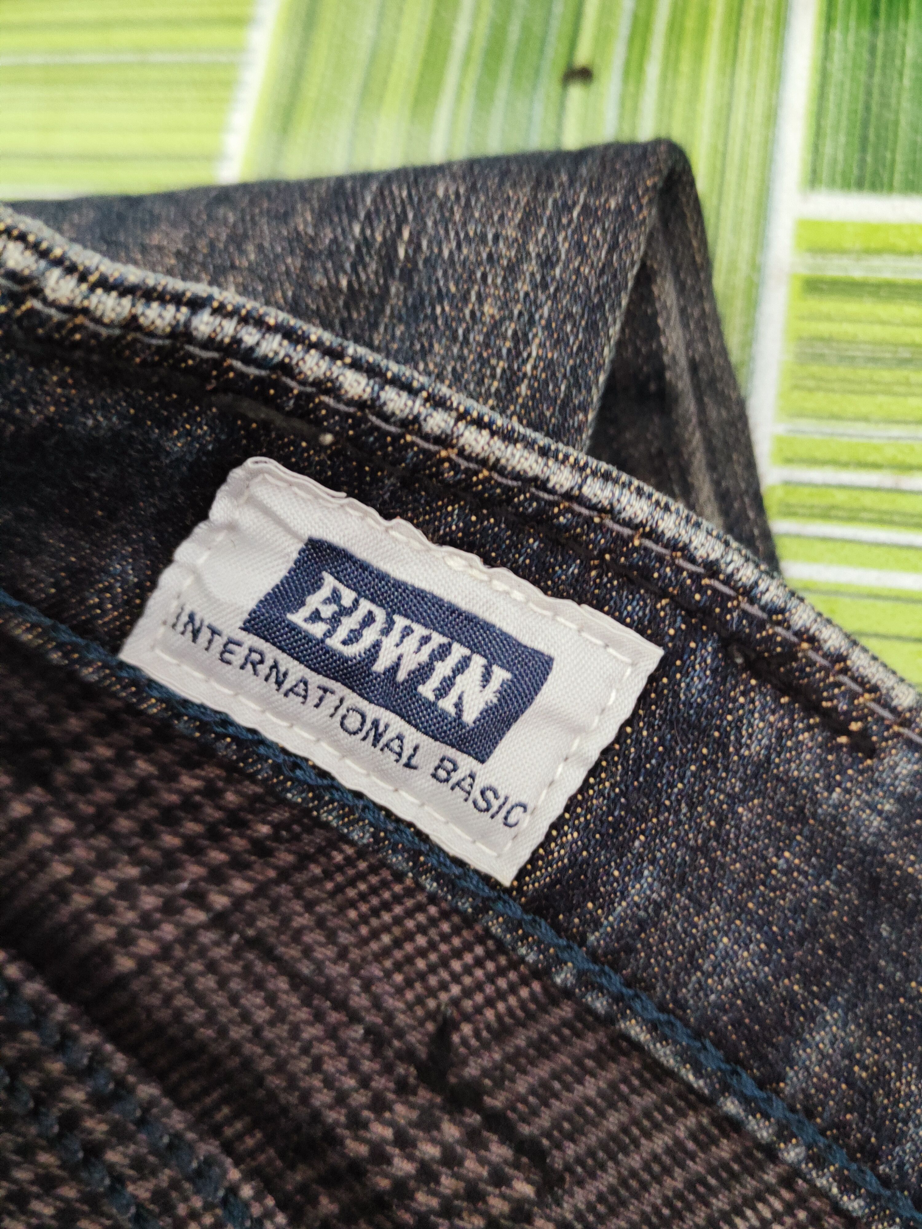 Edwin Edwin Dark Blue Distressed Ripped Jeans #W698 Size US 35 - 19 Thumbnail