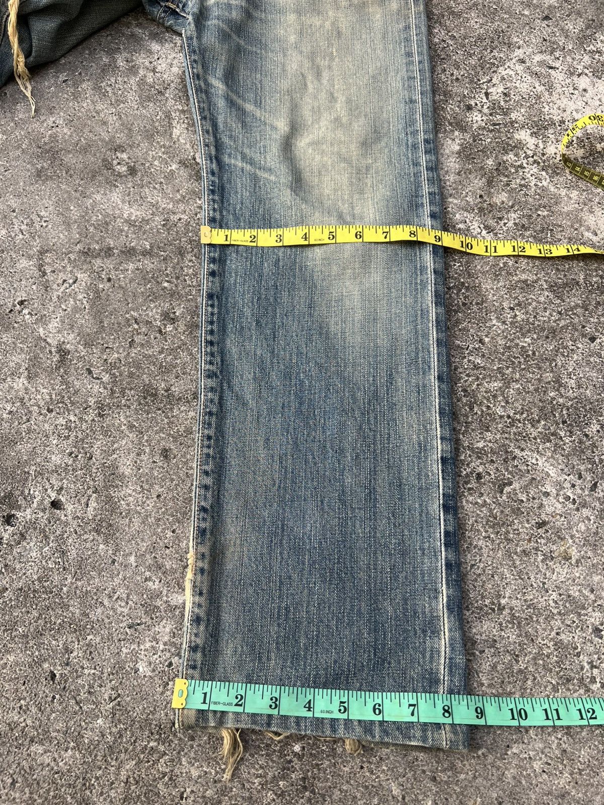 Edwin Vintage Edwin 505x Selvedge Distressed Mud Wash Jean Size US 30 / EU 46 - 5 Thumbnail