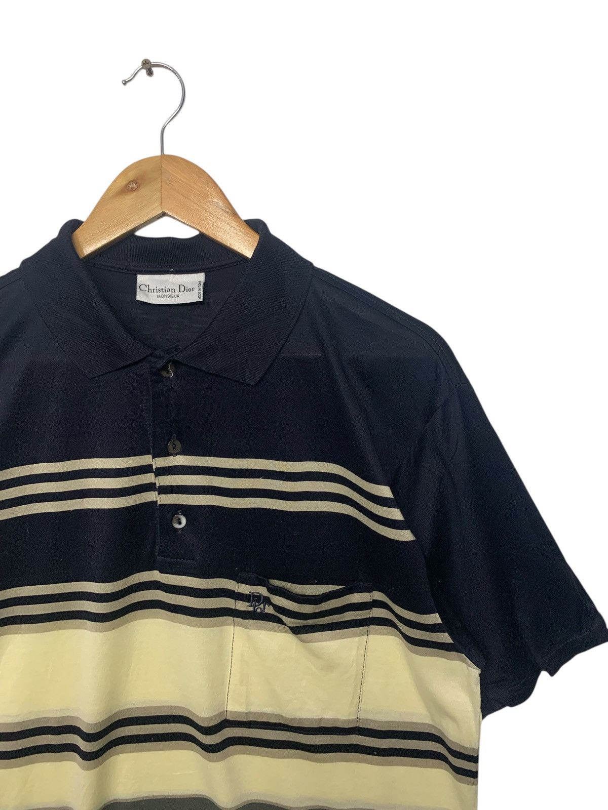 Christian Dior Monsieur Vintage 90's Cristian Dior Small Logo Polo T Shirt Size US L / EU 52-54 / 3 - 5 Thumbnail