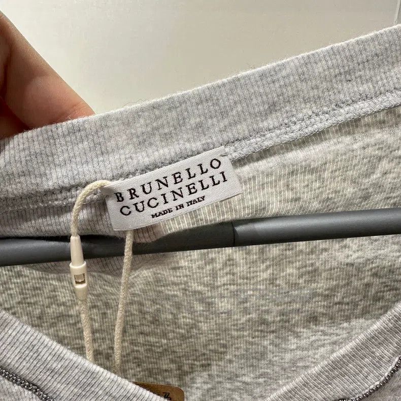Brunello Cucinelli Brunello Cucinelli Solid color V-neck long sleeve Size S / US 4 / IT 40 - 3 Thumbnail