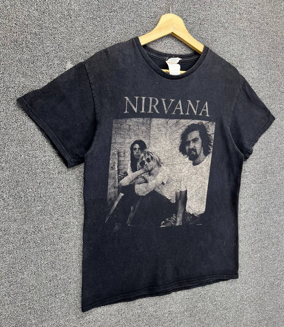 Band Tees Vintage Nirvana Line Up Punk Rock Band Tees T Shirts Size US M / EU 48-50 / 2 - 2 Thumbnail