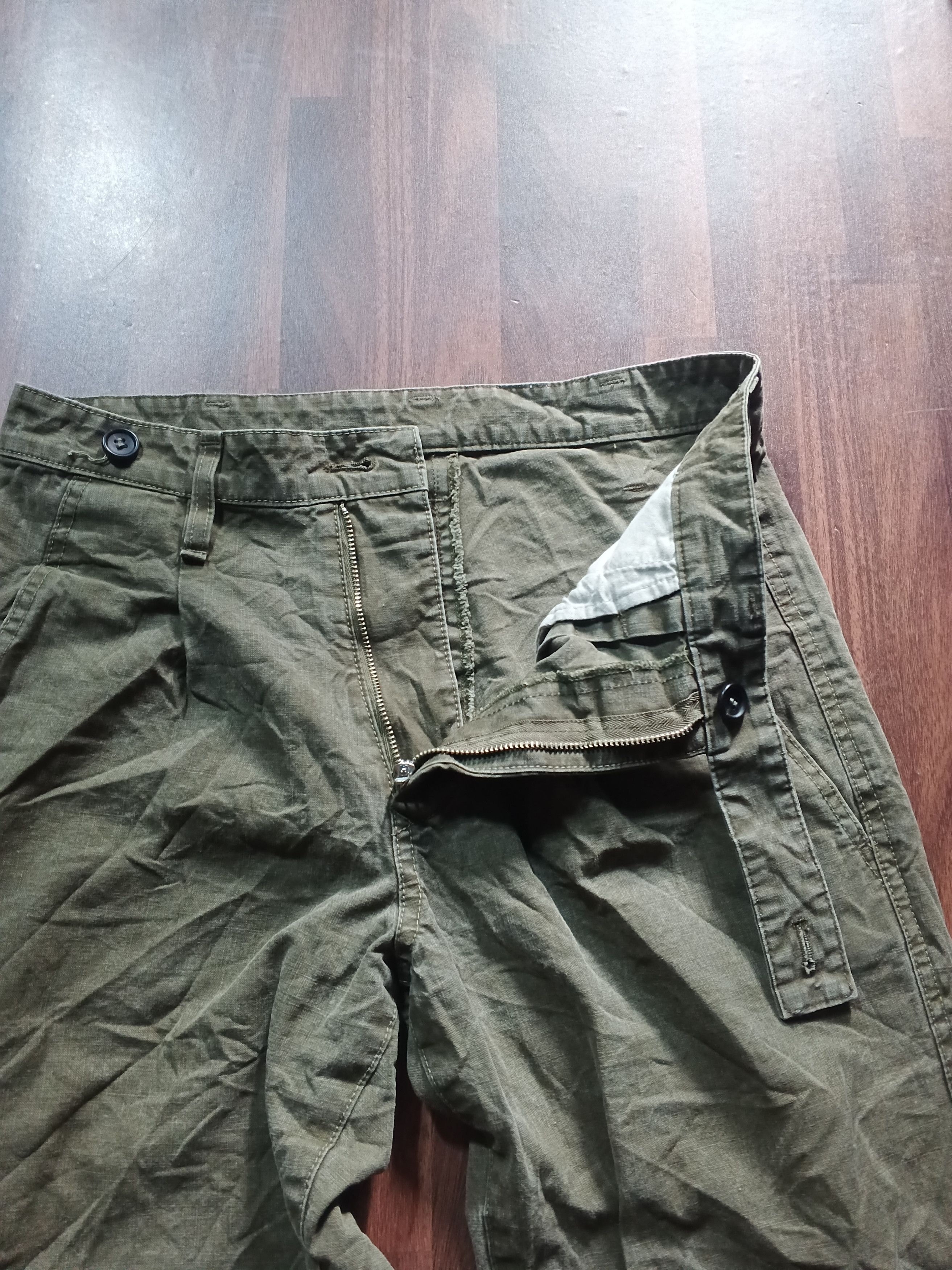 Japanese Brand × Y's × Yohji Yamamoto Y's Yohji Yamamoto Beige Casual Pants Size 28" / US 6 / IT 42 - 4 Thumbnail