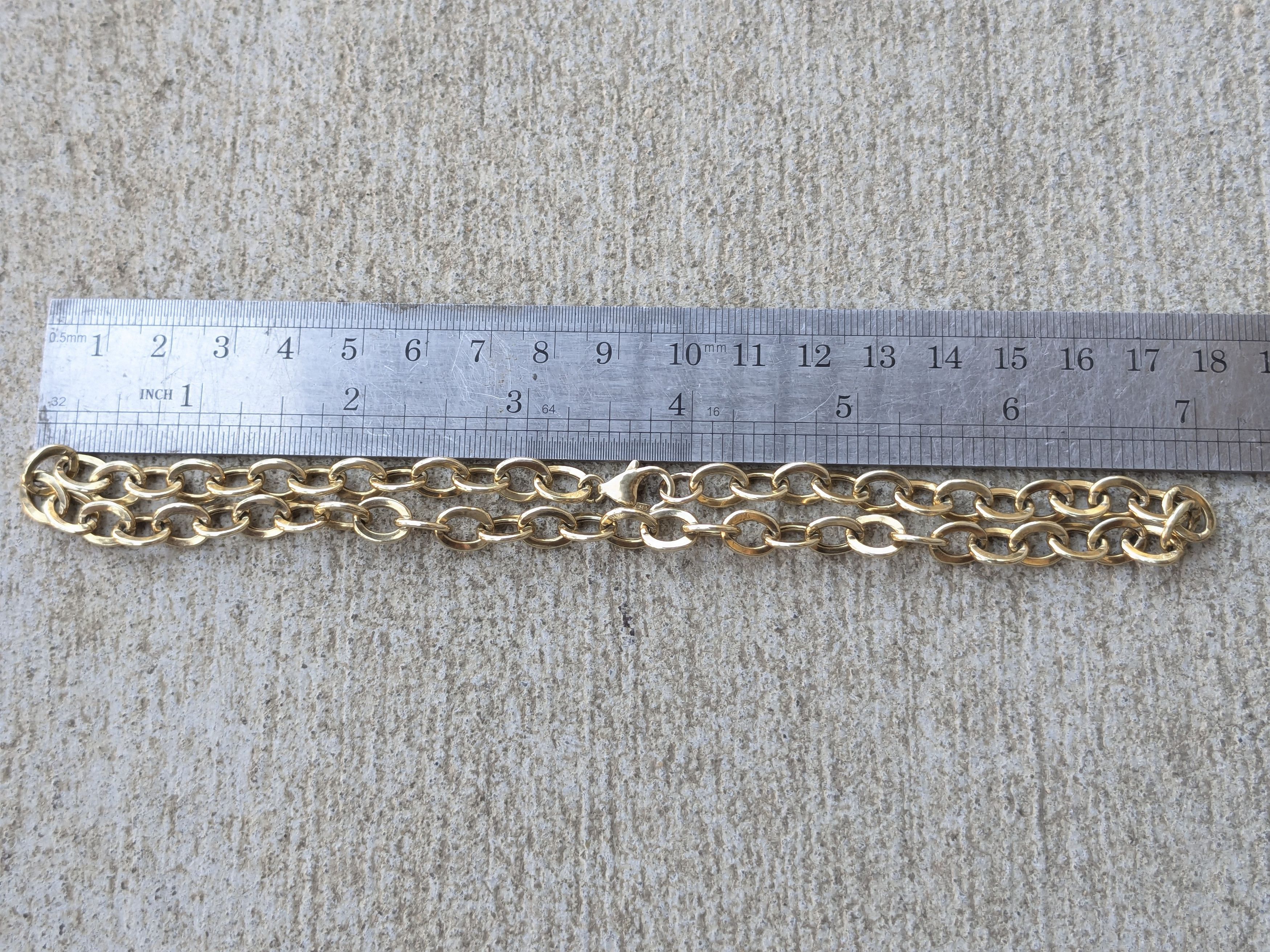 Sterling Silver Vintage Sterling Silver Necklace Choker Gold Plated Vermeil Size ONE SIZE - 9 Thumbnail