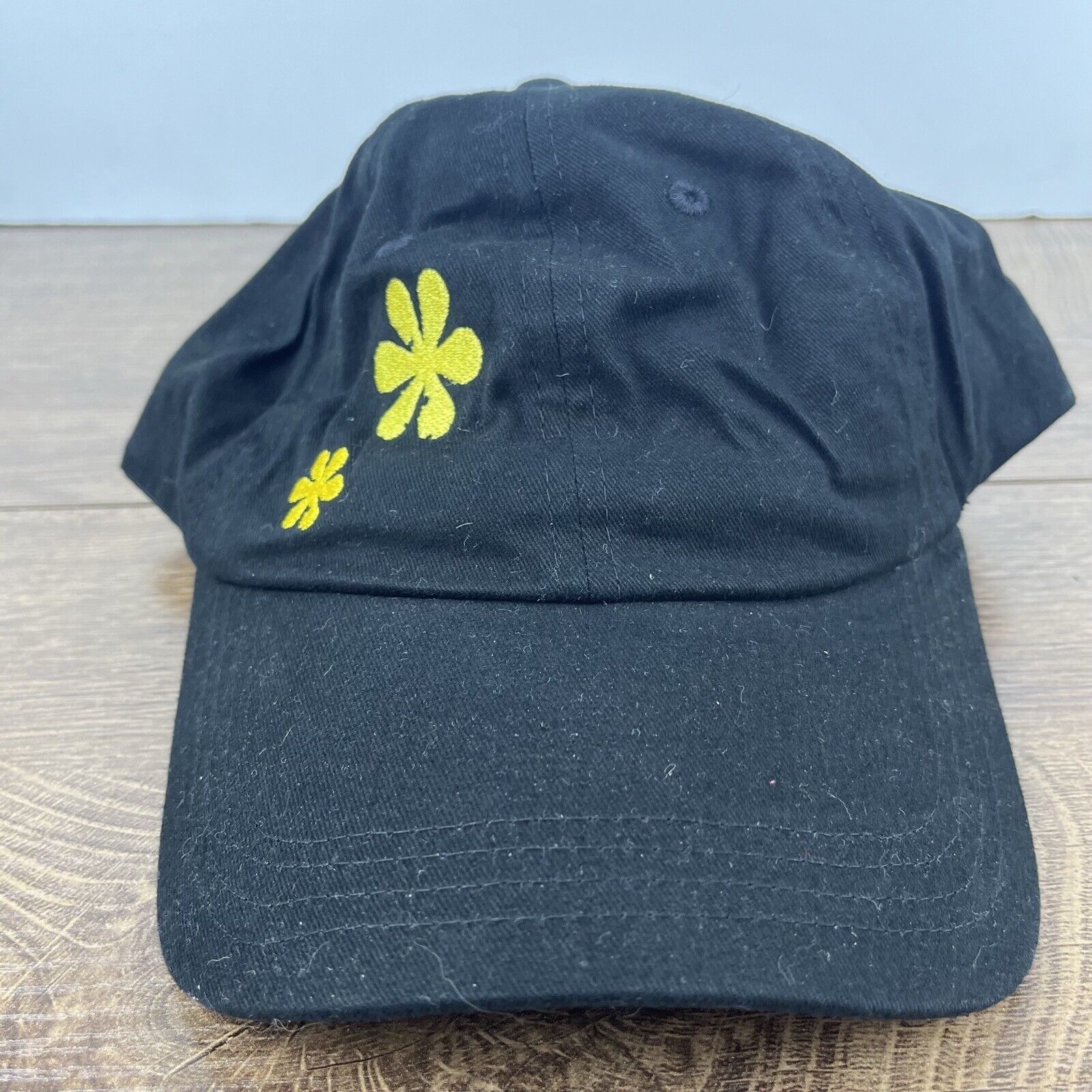 Other Flower Hat Flower Baseball Hat Black Adjustable Hat Black Ad Size ONE SIZE - 1 Thumbnail