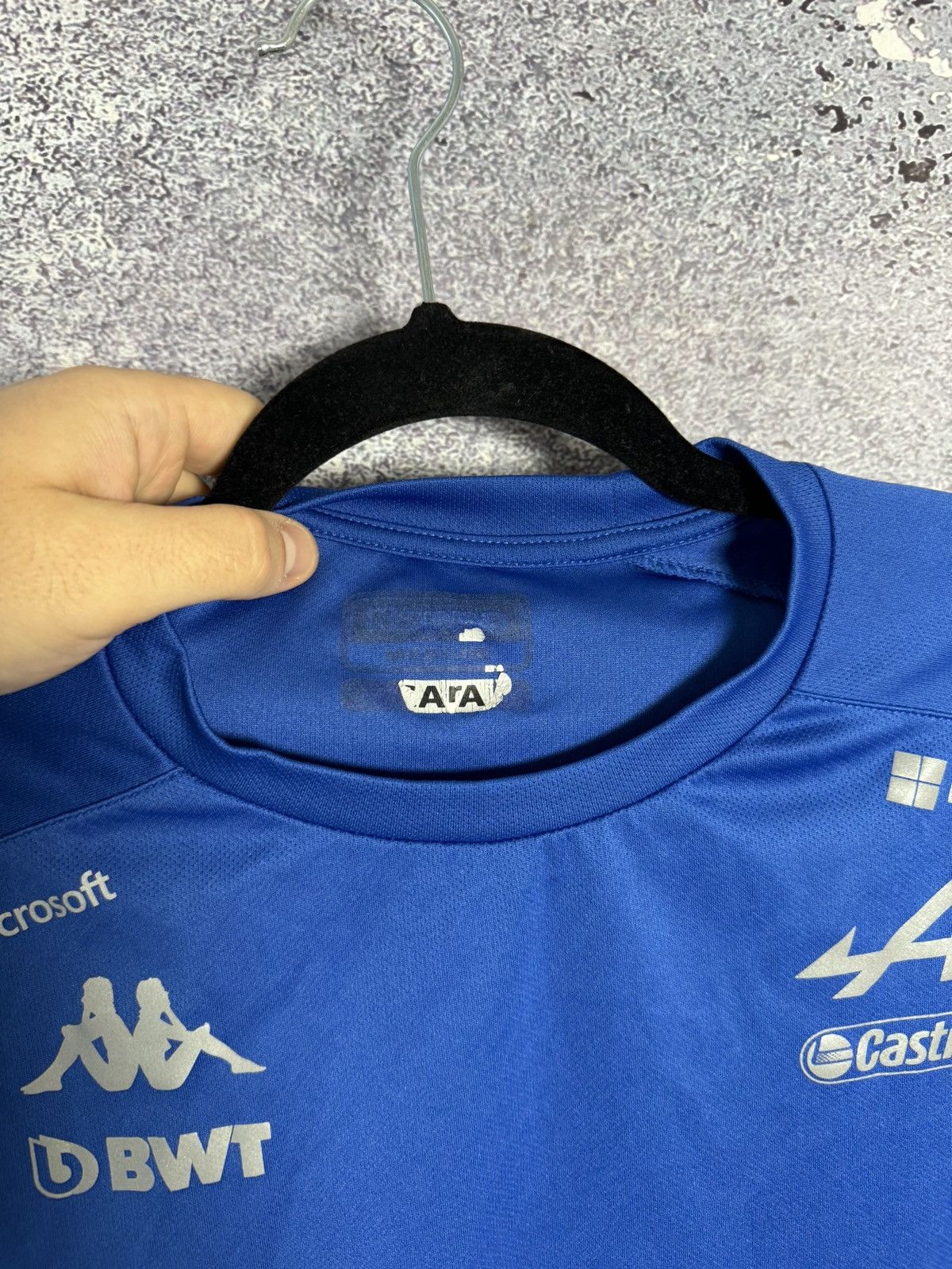 Formula 1 × Kappa Kappa Alpine F1 Team Jersey Men’s Small Pirelli Renault Size US S / EU 44-46 / 1 - 9 Thumbnail