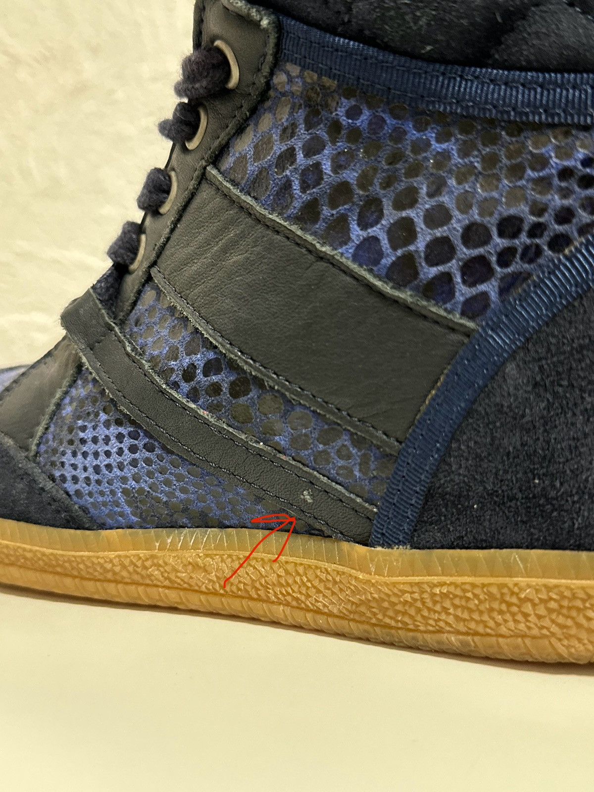 Hysteric Glamour Women’s Sneakers Size 38 Blue Bekket Style March23 Y2K Size US 8 / IT 38 - 6 Thumbnail